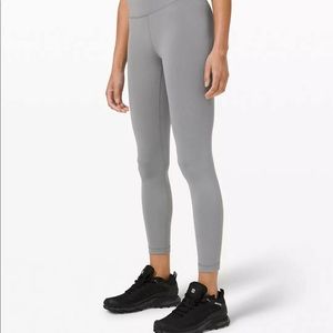 Lululemon Wunder Train Rhino Gray Size 4 - 25" length